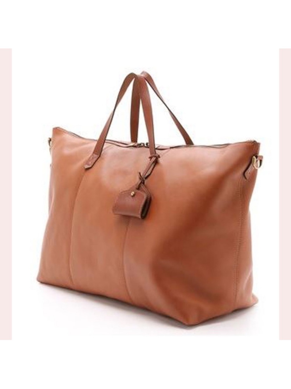 Madewell Large Leather Tote in Cognac - Picture 4 of 11